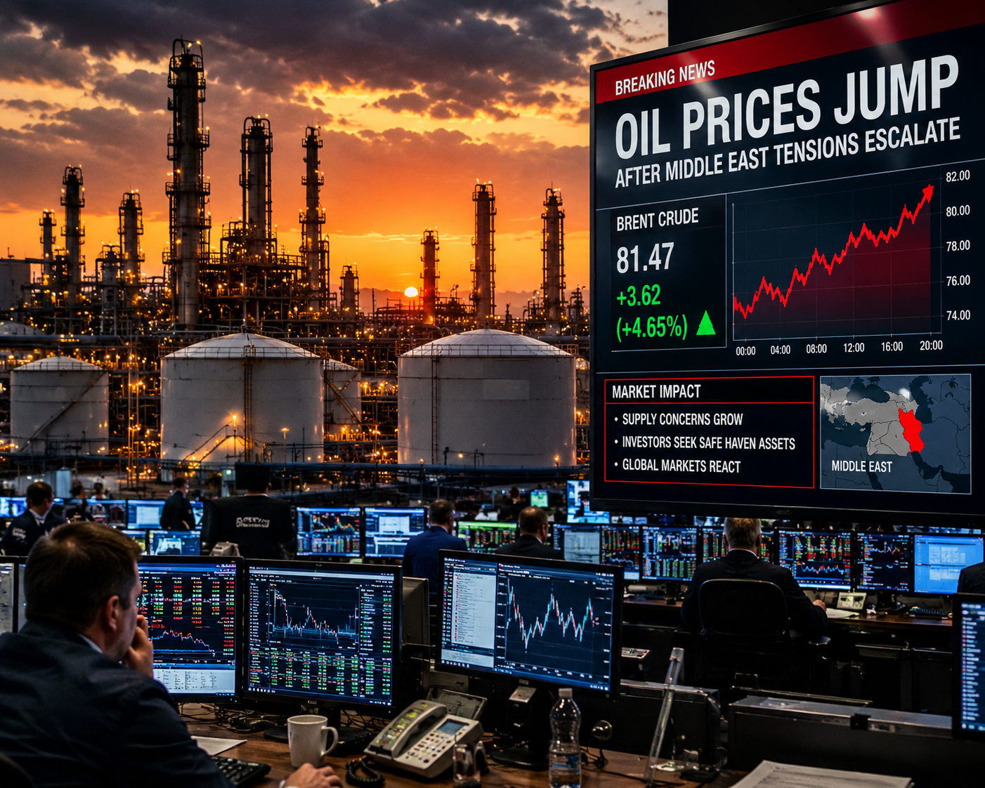 Oil Prices Jump